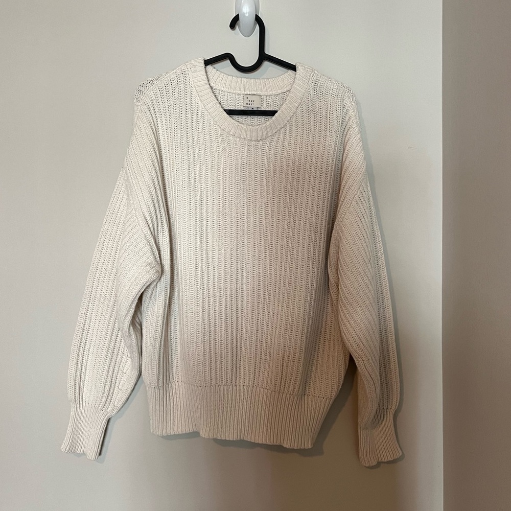 Women’s Cream Knit Sweater